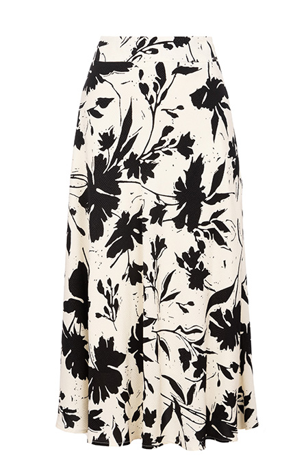 Suknja A kroja sa visokim strukom u dezenu Tiffany Production